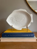 Vintage Whittier Pottery White Fish Serving Platter