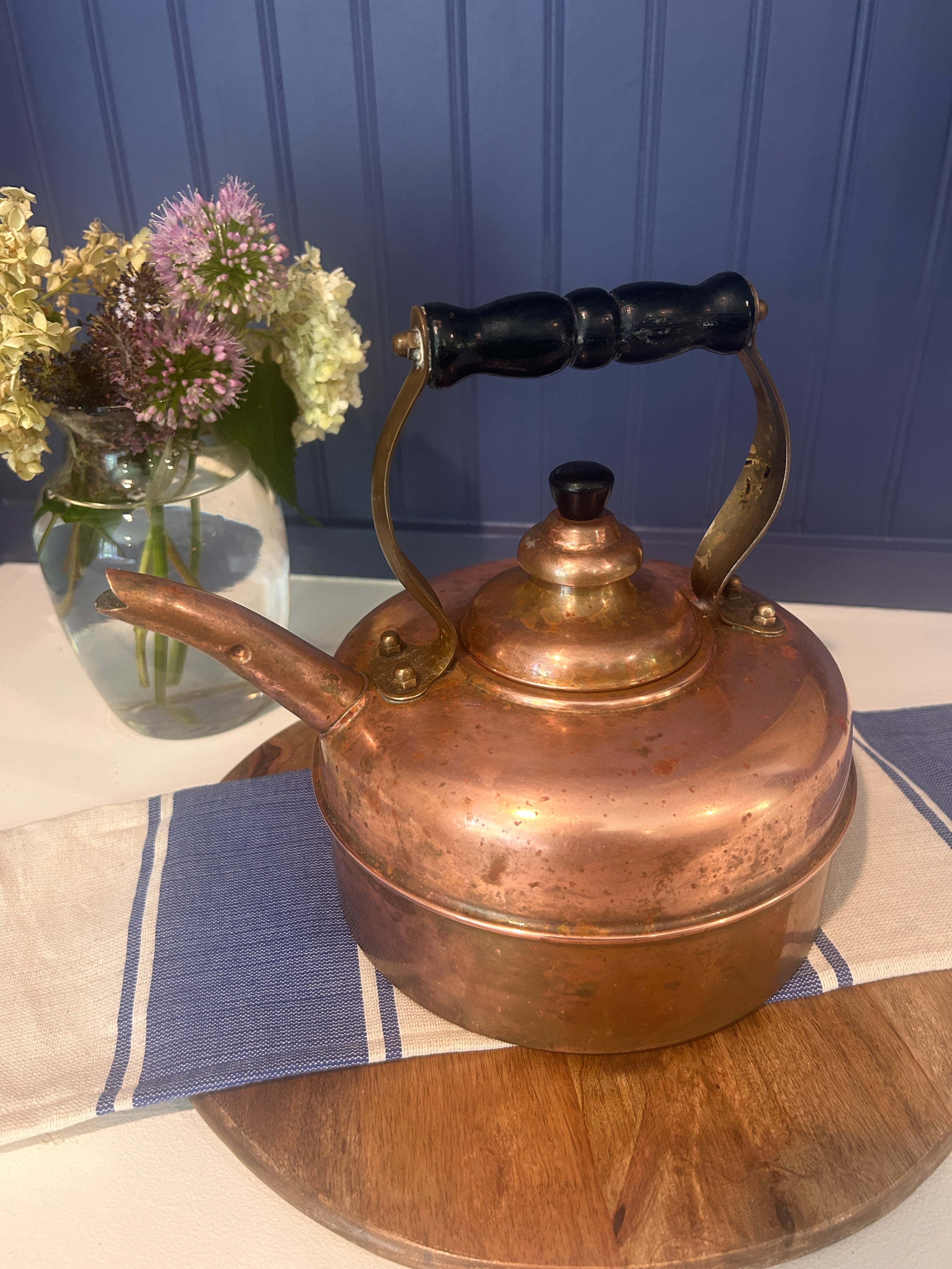 Vintage Simplex English Copper Kettle