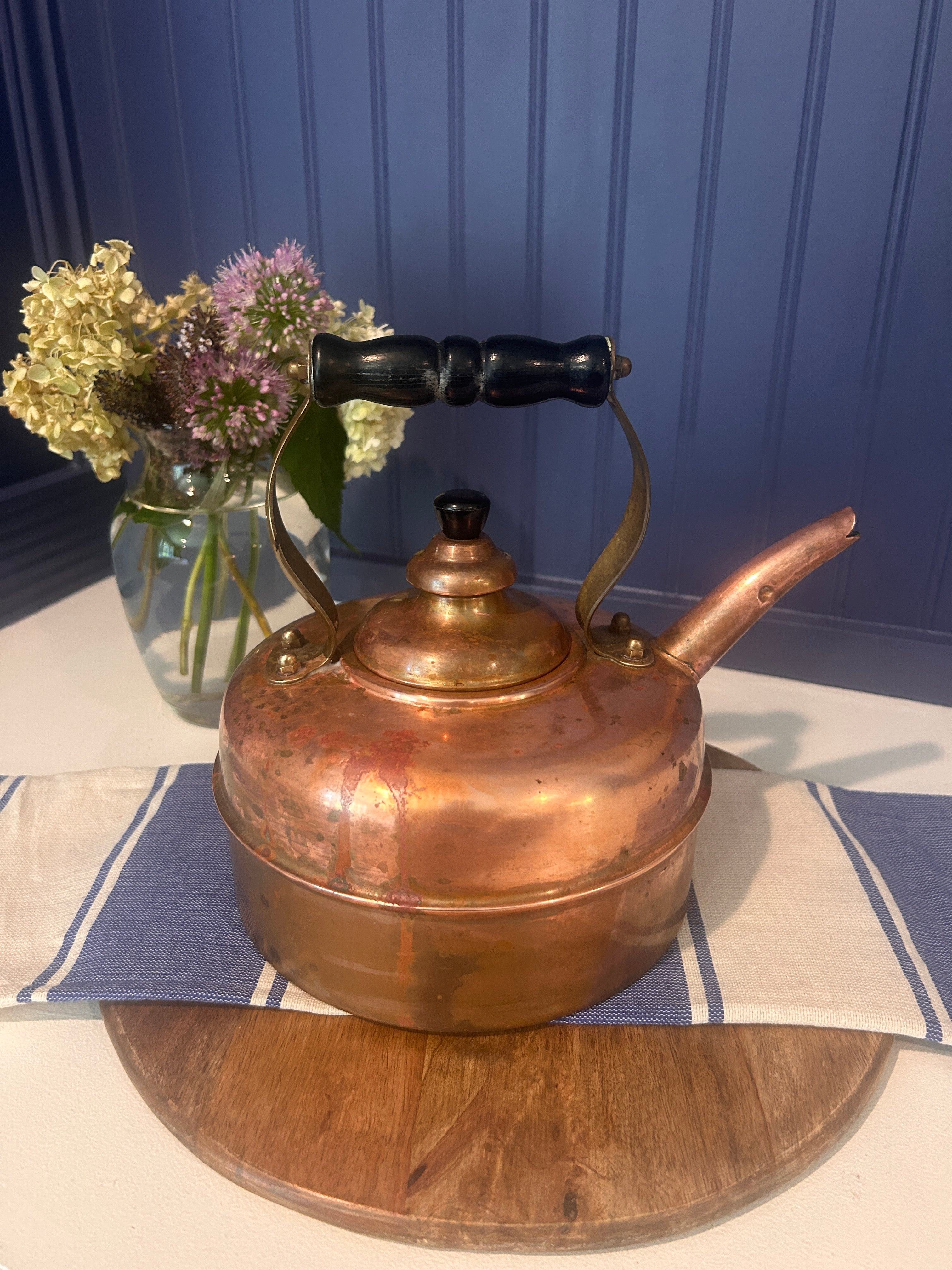 Vintage Simplex English Copper Kettle