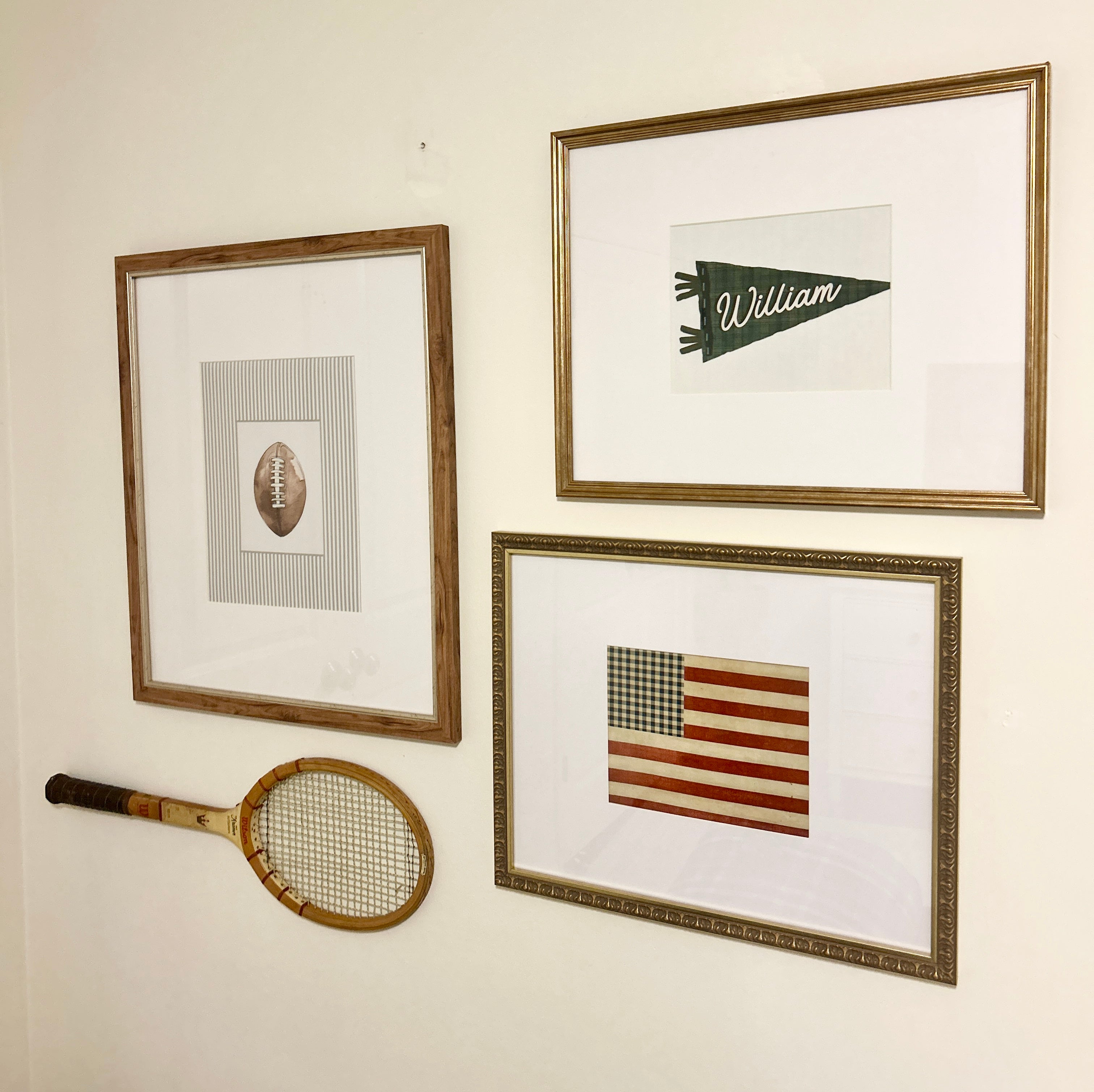 Vintage Wilson Jack Kramer Autograph Wooden Tennis Racket