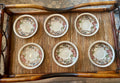 Set of 6 Vintage English Johnson Brothers Devonshire Saucers