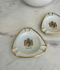 Vintage Rheintal Suisse Liechtenstein Porcelain Ashtray Catchall – Set of 2