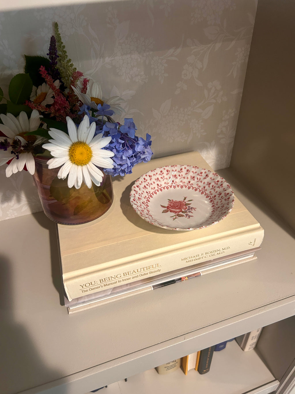Vintage Johnson Brothers “Rose Bouquet” Trinket Dish Catchall- Small