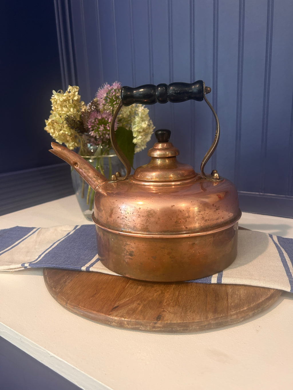 Vintage Simplex English Copper Kettle