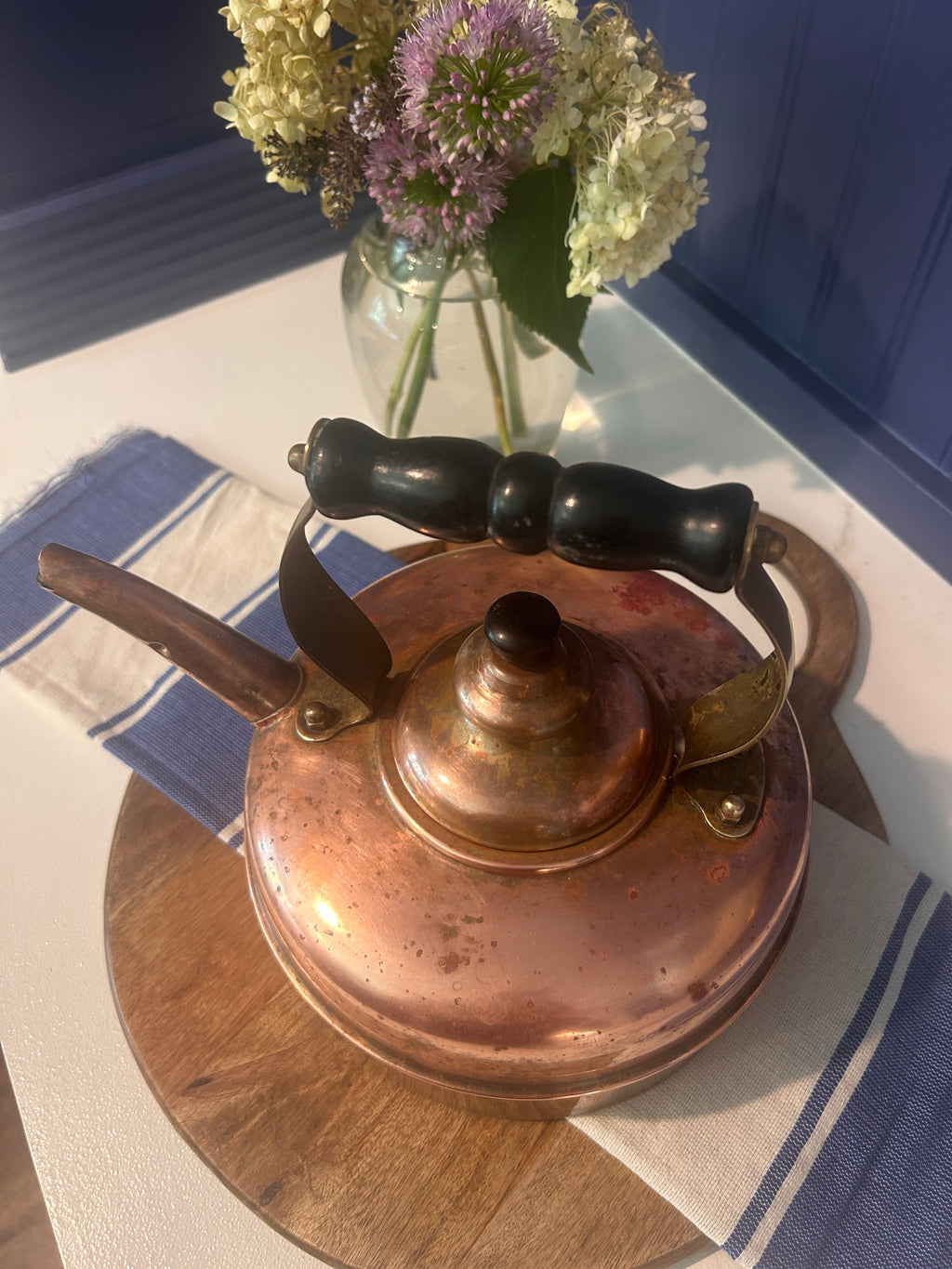 Vintage Simplex English Copper Kettle