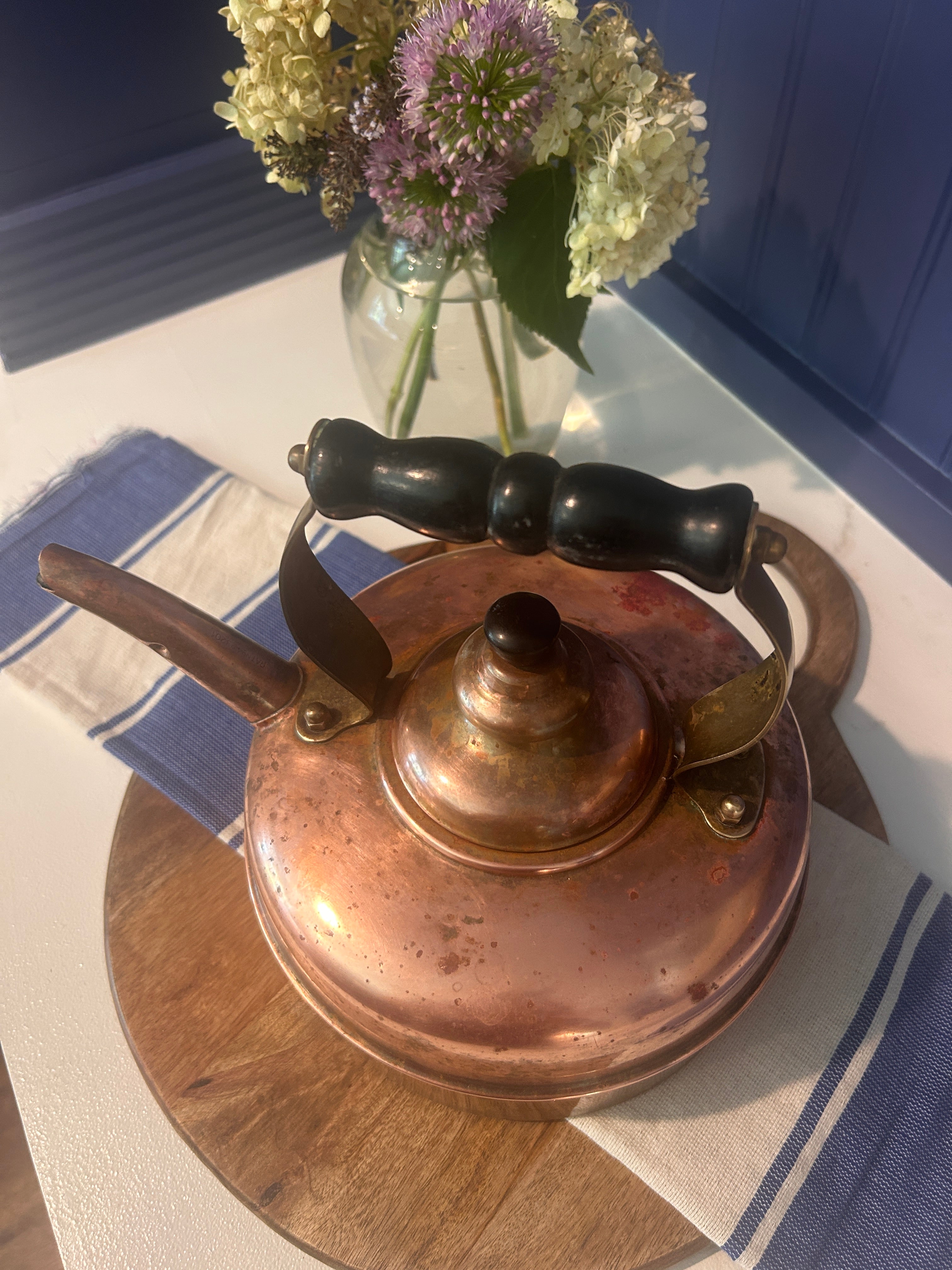 Vintage Simplex English Copper Kettle