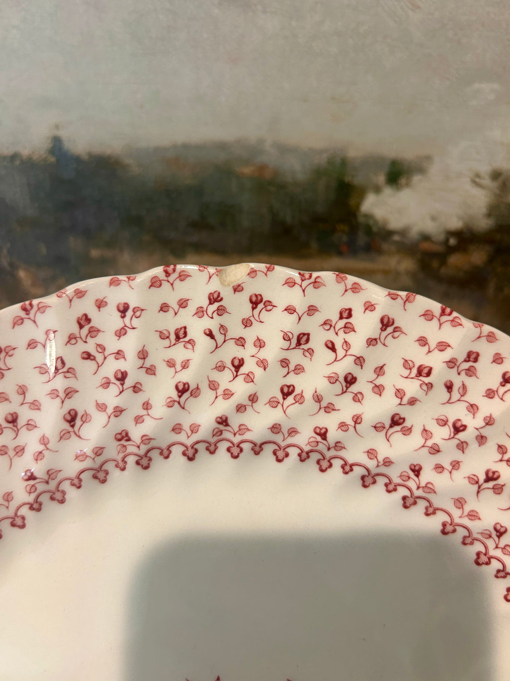 Johnson Brothers Rose Bouquet Ironstone Dinner Plates-Set of 6