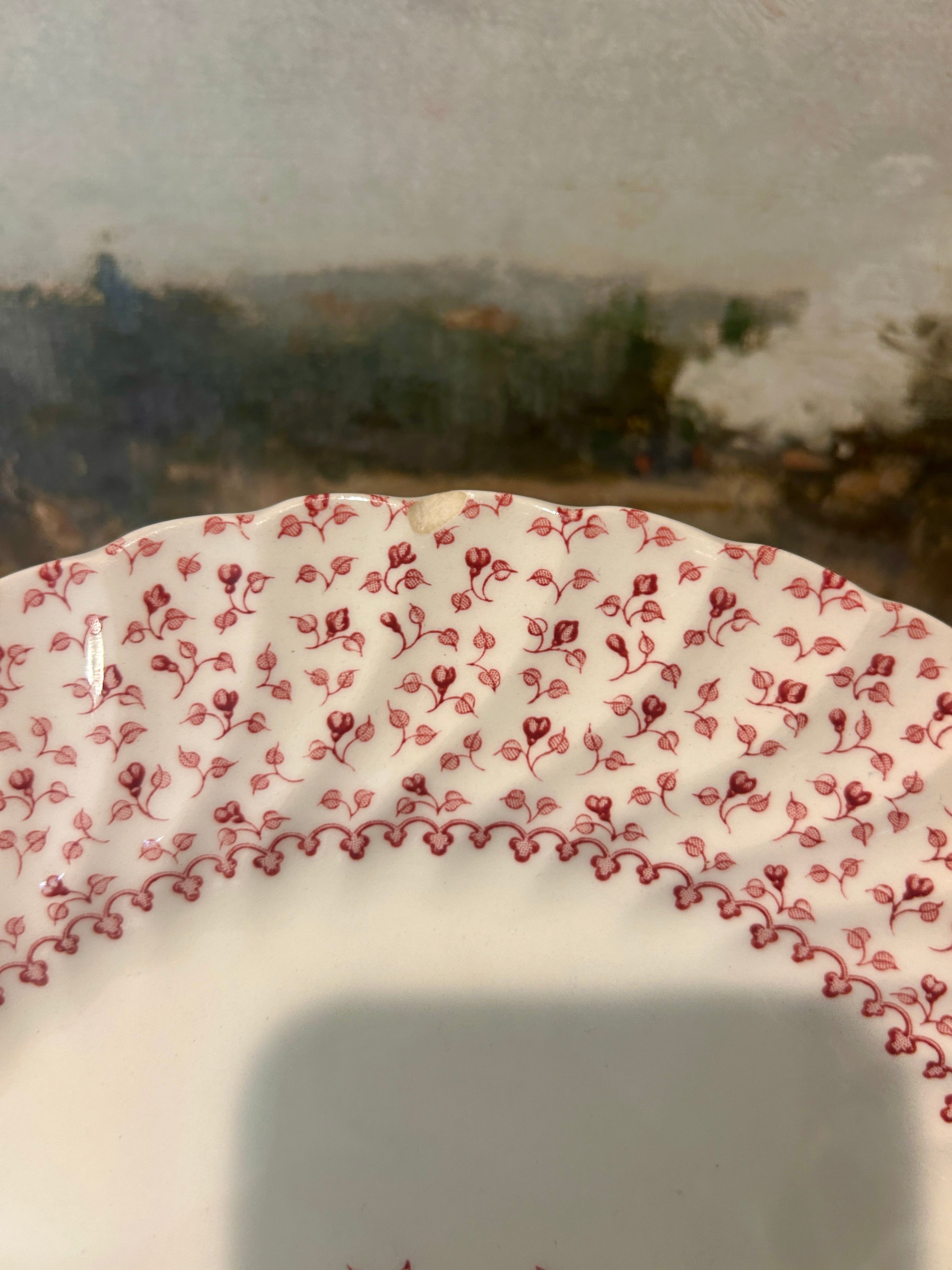 Johnson Brothers Rose Bouquet Ironstone Dinner Plates-Set of 6