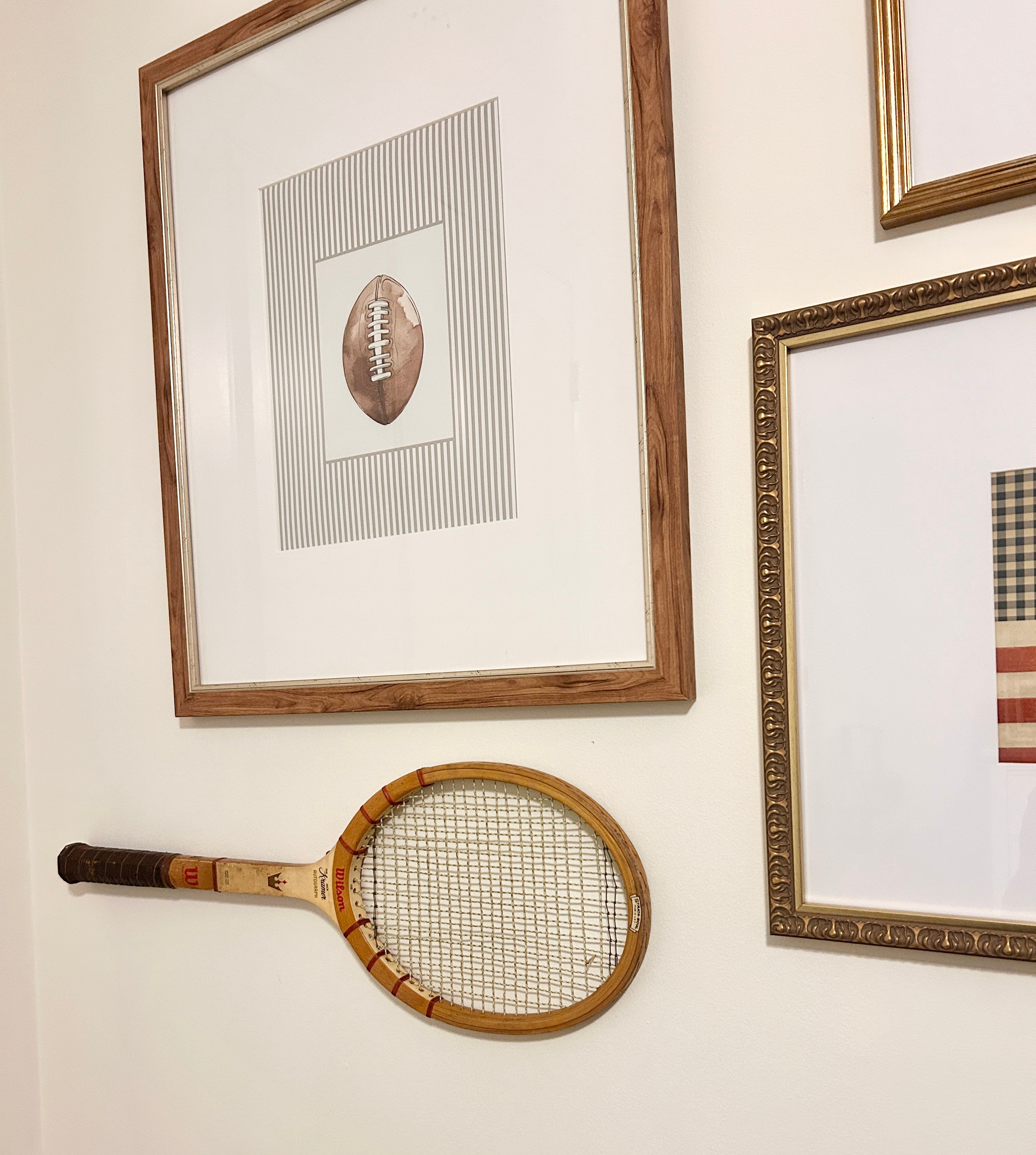 Vintage Wooden Tennis Racket Bundle- Set of 3