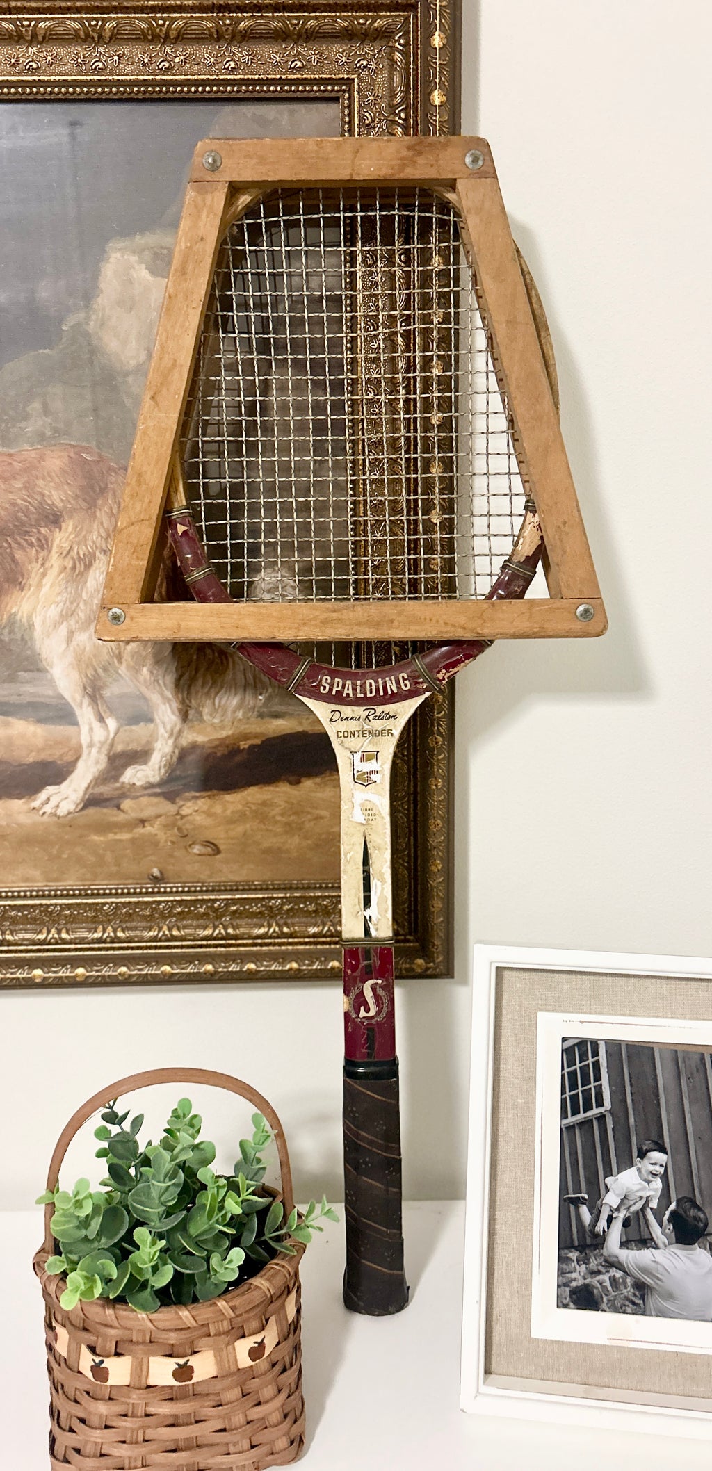 Vintage Wooden Tennis Racket Bundle- Set of 3