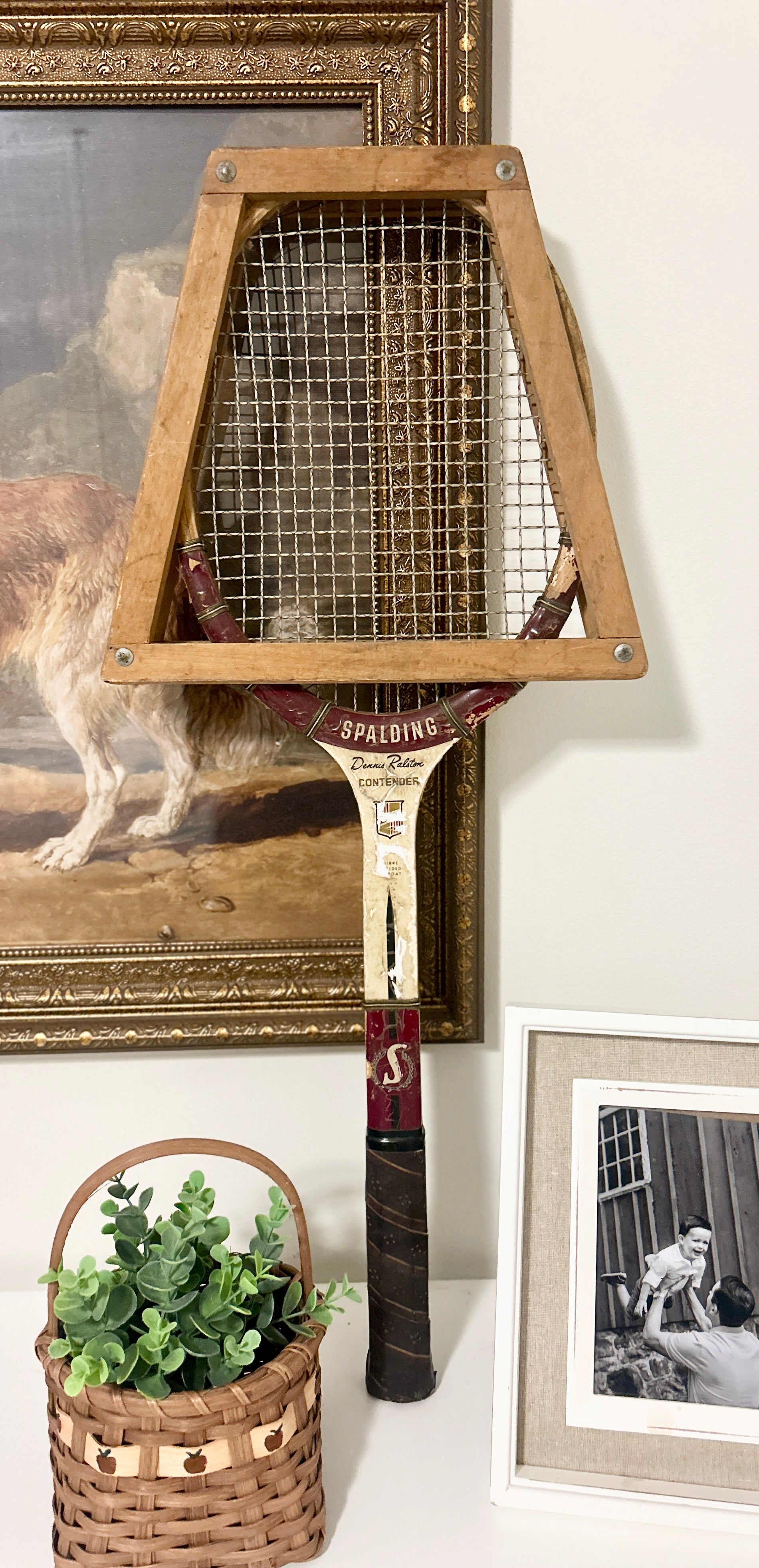 Vintage Wooden Tennis Racket Bundle- Set of 3