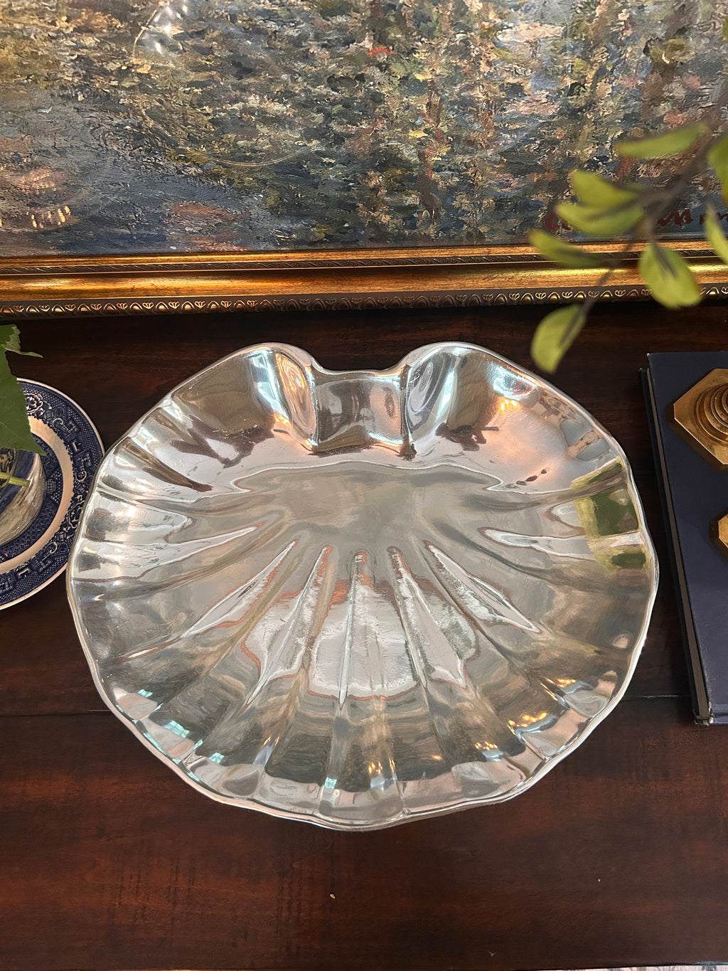 Wilton Armetale Shell Serving Dishes, Set of 2
