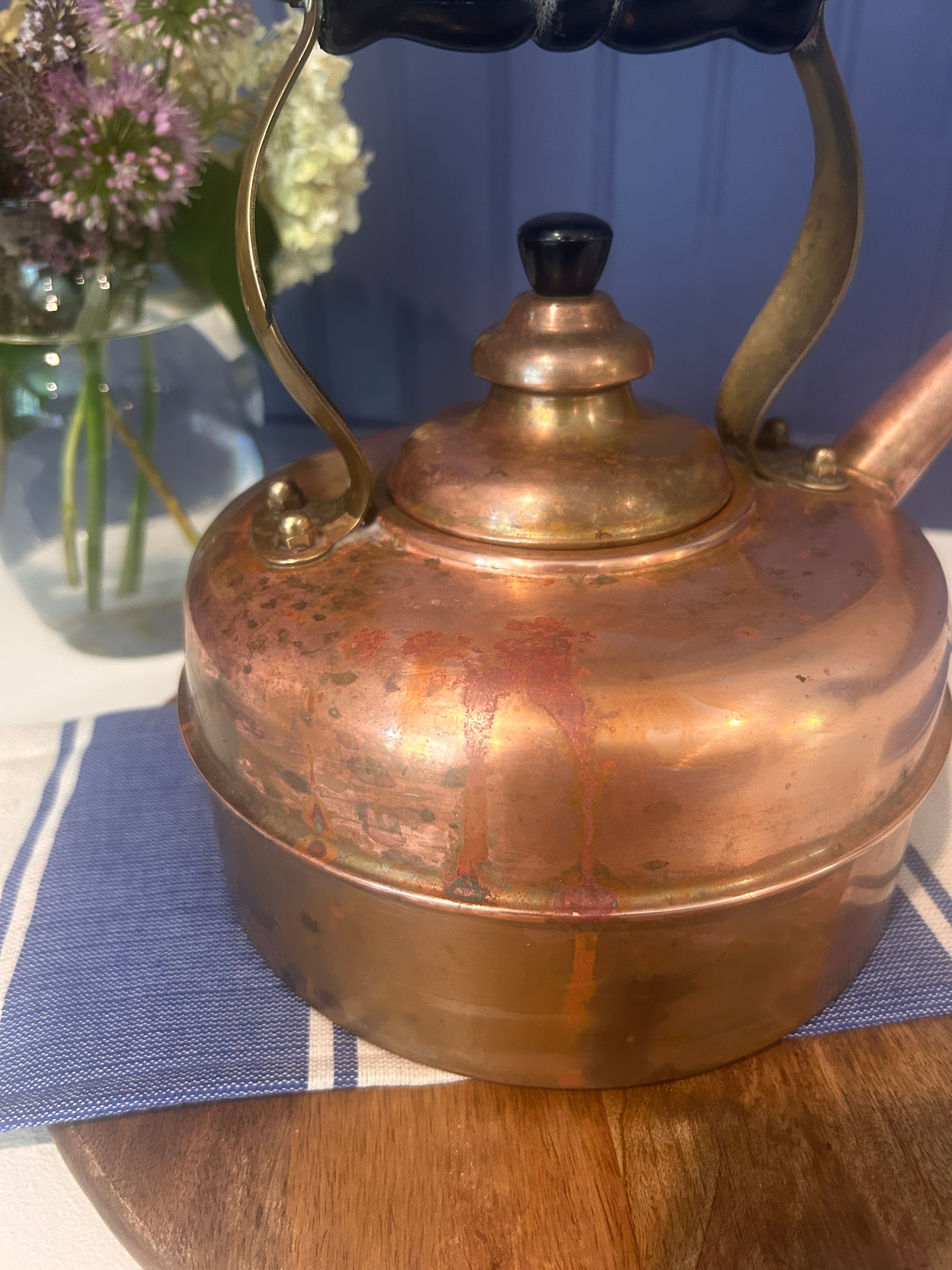 Vintage Simplex English Copper Kettle
