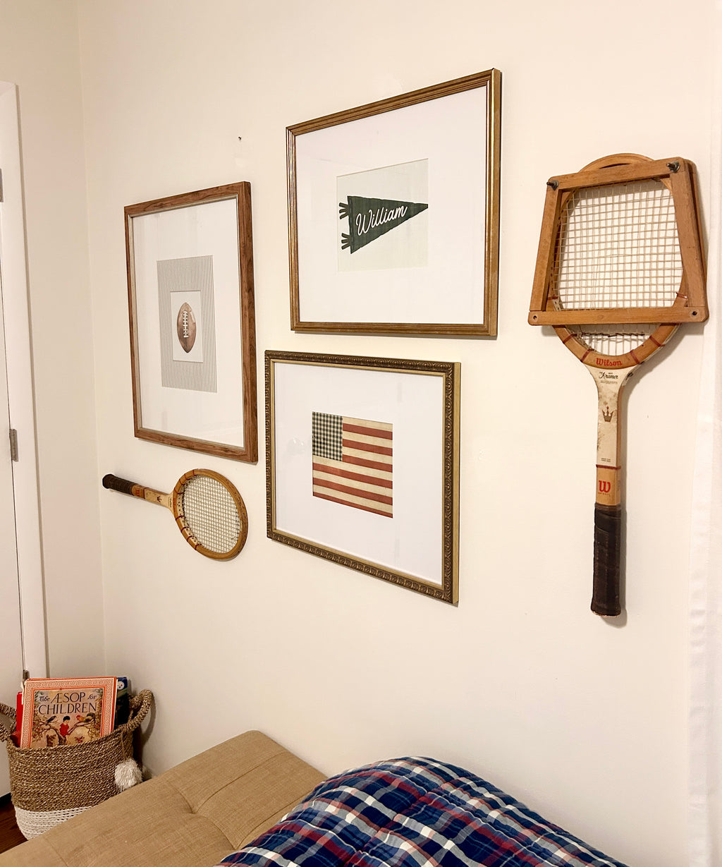 Vintage Wilson Jack Kramer Autograph Wooden Tennis Racket with Press