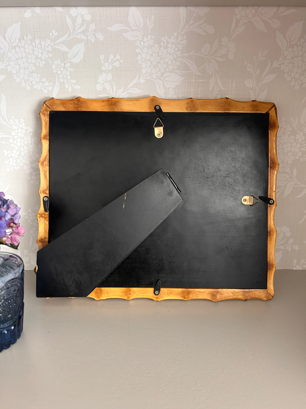 Glossy Faux Bamboo Picture Frame