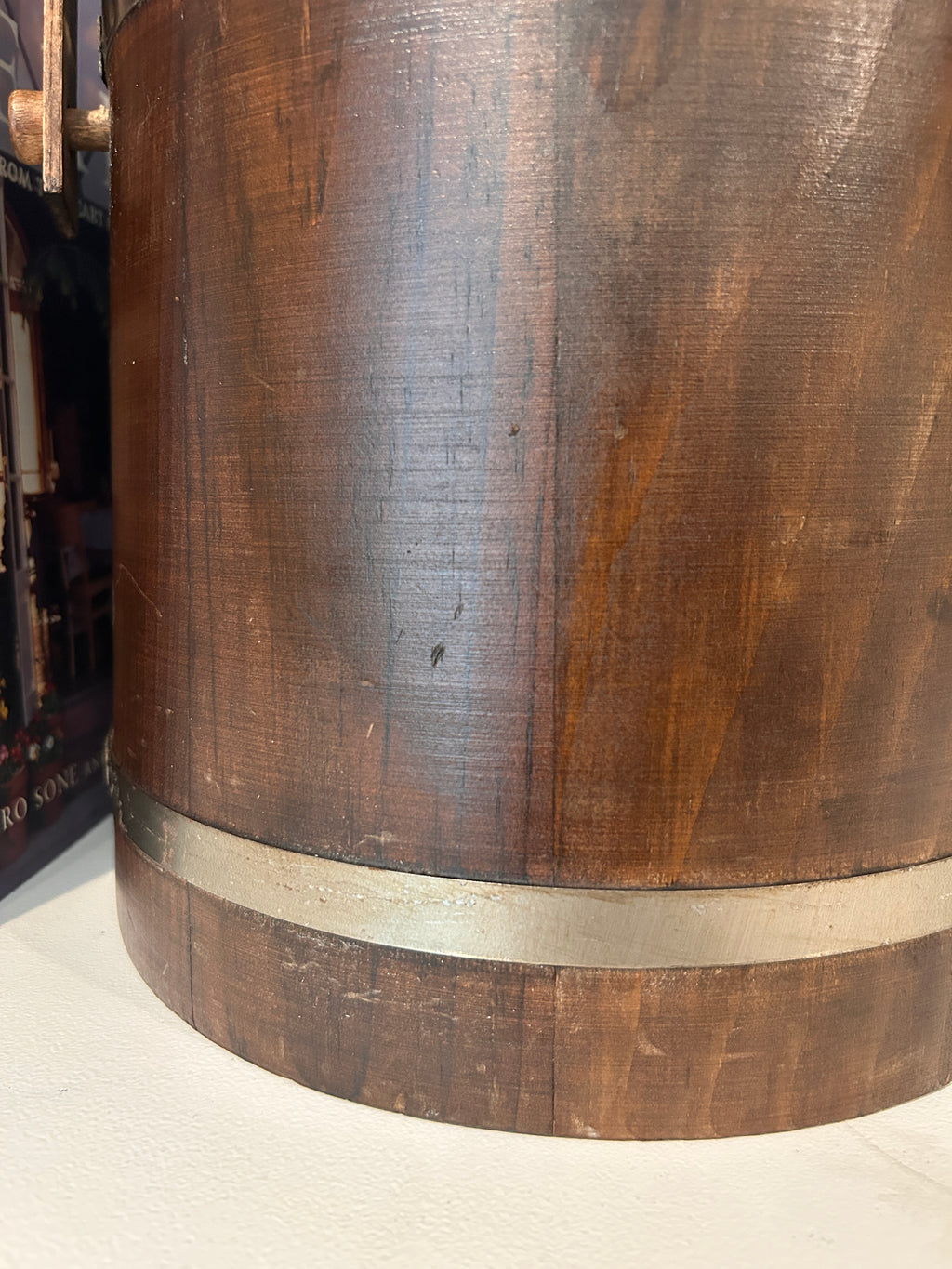 Vintage Basketville Wooden Ice Bucket- Limited Time