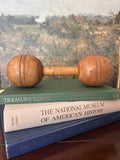 Antique Narragansett Wooden Dumbbell