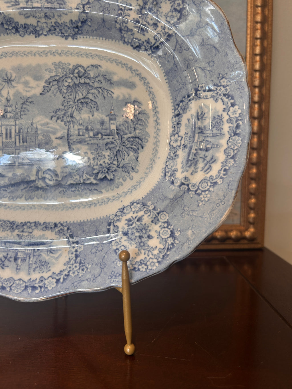 Antique William Ridgway Transferware Serving Platter
