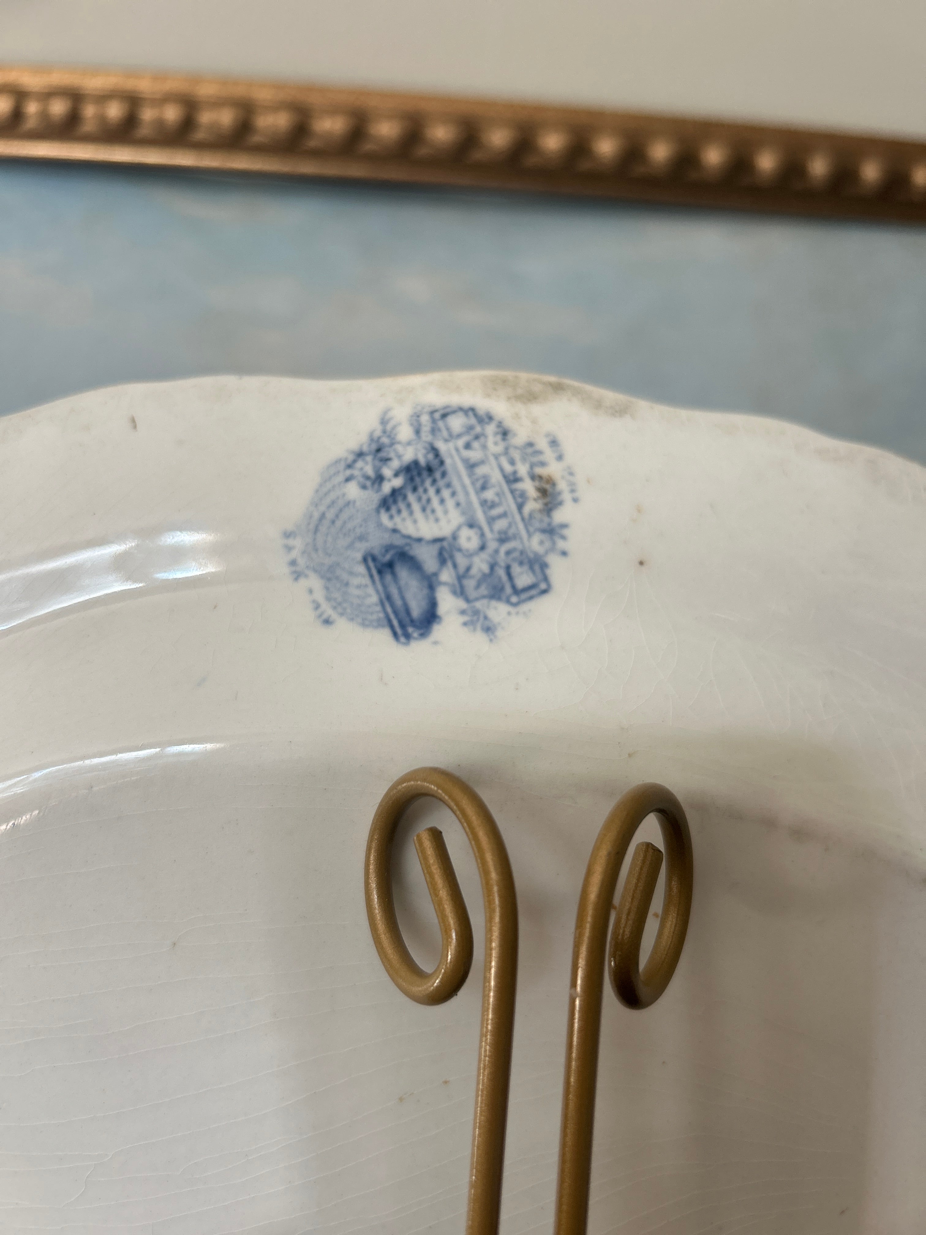 Antique William Ridgway Transferware Serving Platter
