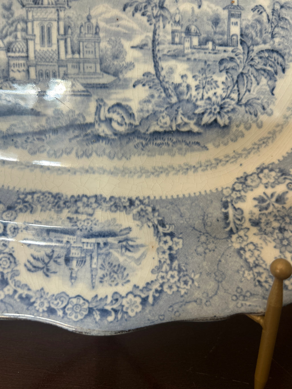 Antique William Ridgway Transferware Serving Platter