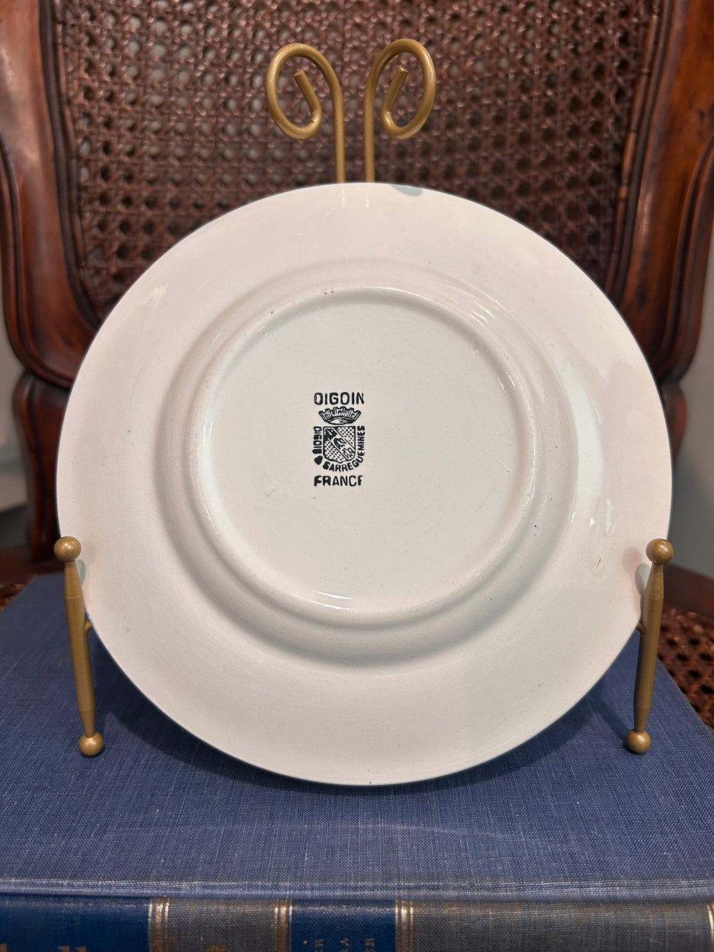 Vintage Digoin French Month Plates -Set of 4