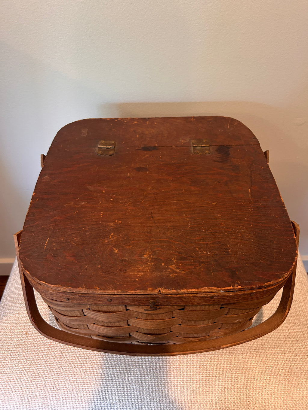 Vintage Basketville Putney Vermont Picnic Basket