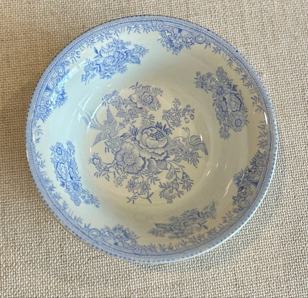 Vintage Burleigh Asiatic Pheasants English Pitcher and Bowl Set