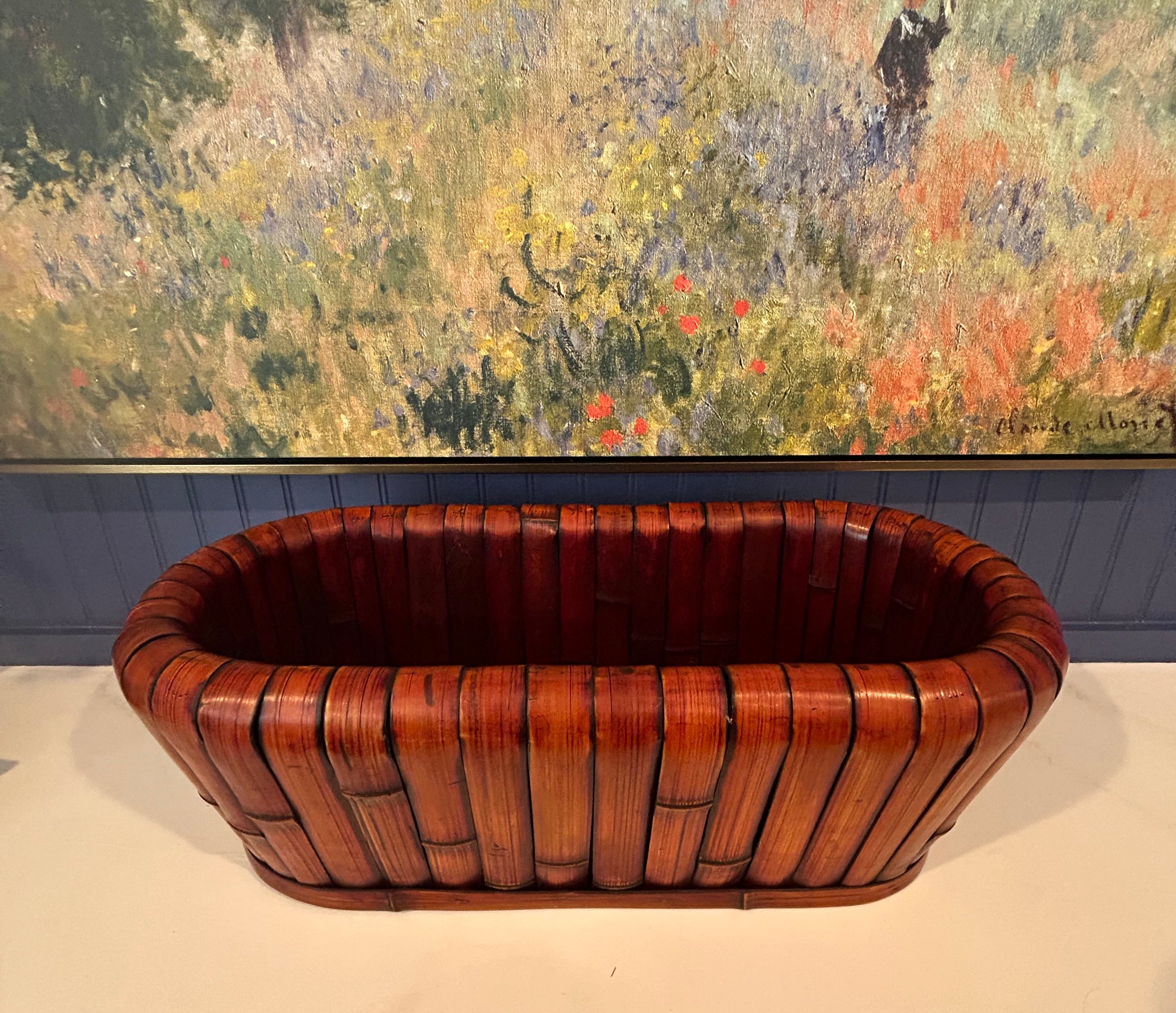 Vintage Bentwood Basket / Planter