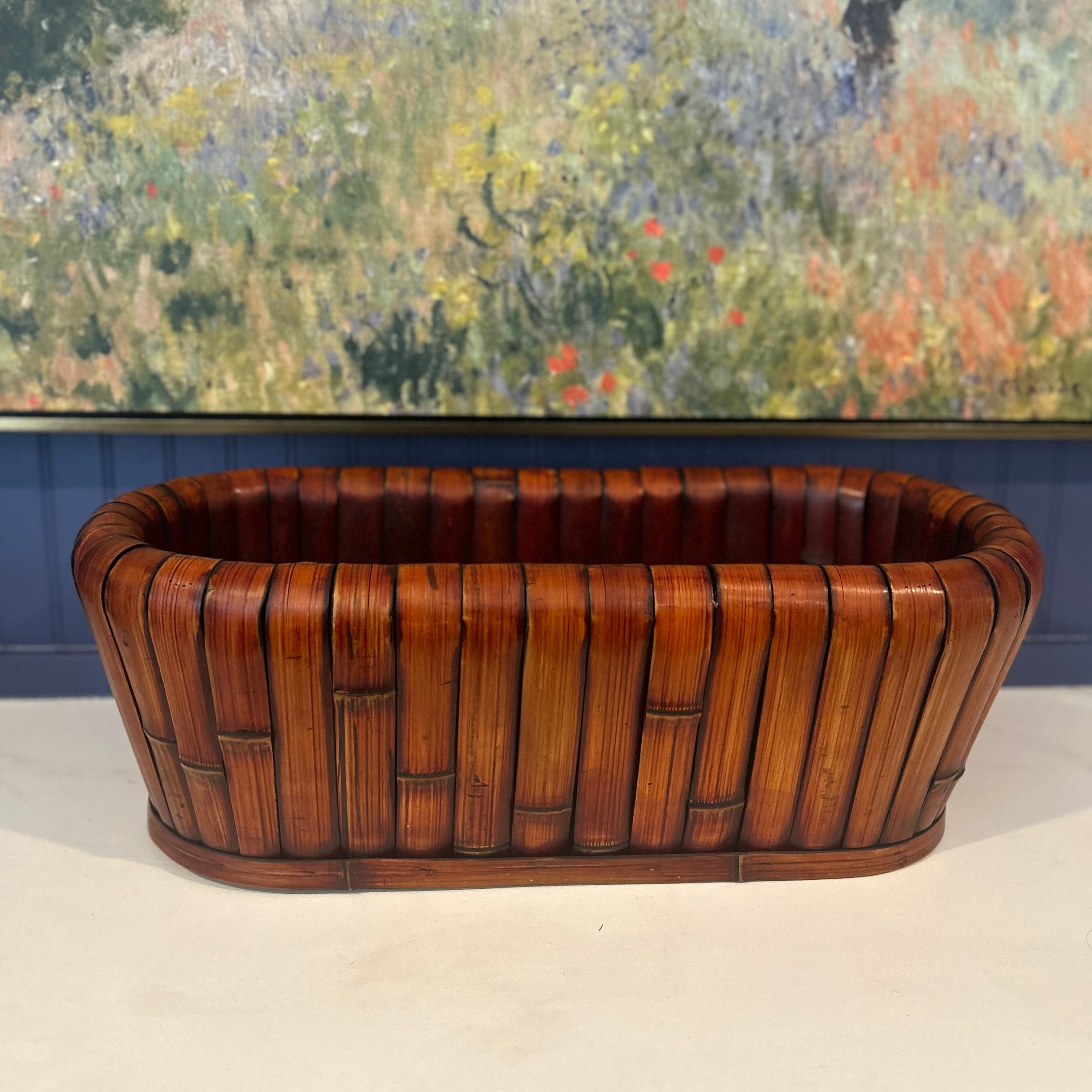 Vintage Bentwood Basket / Planter