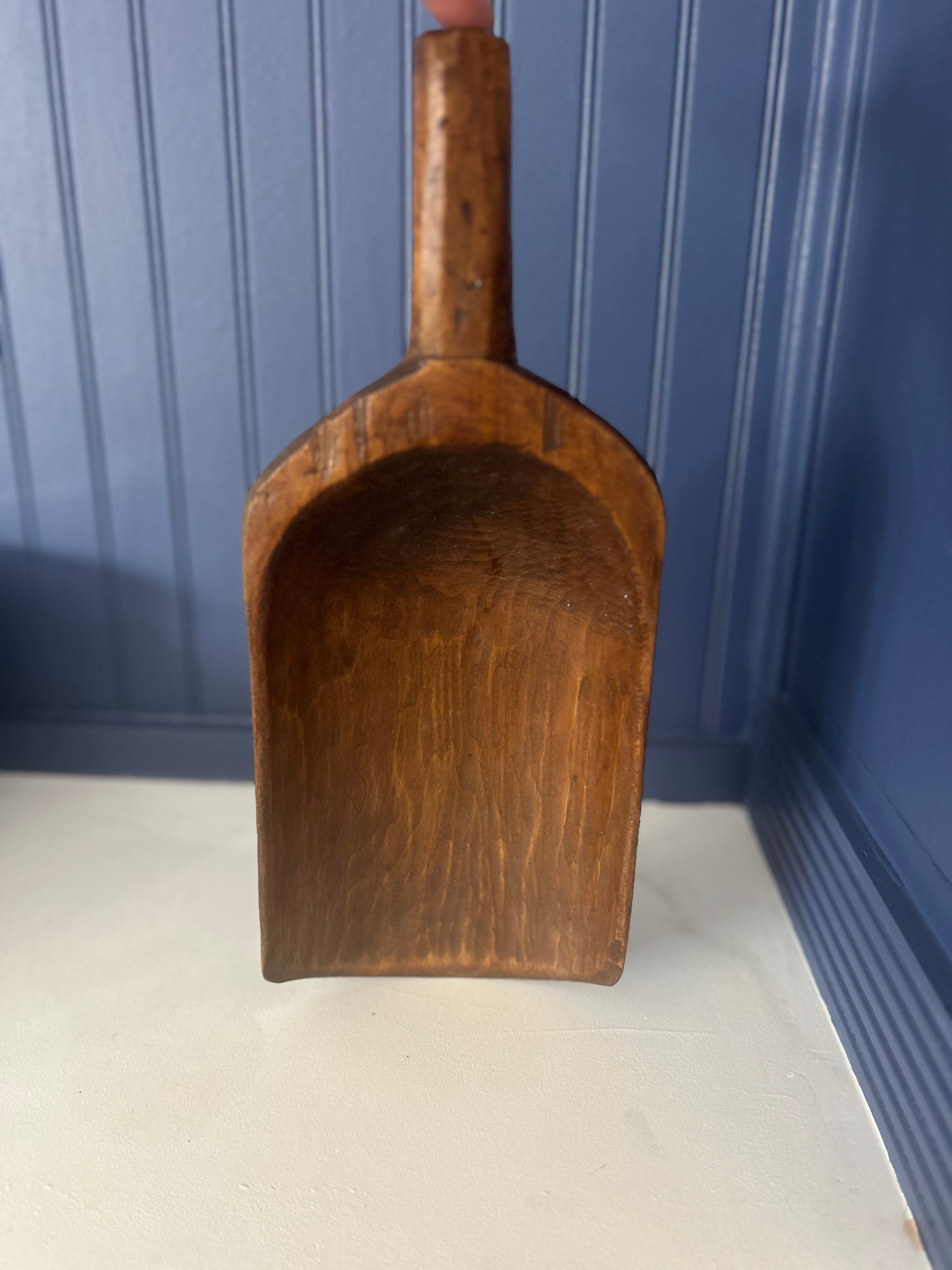 Vintage Wooden Grain Scoop