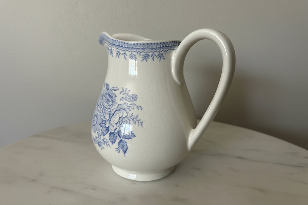 Vintage Burleigh Asiatic Pheasants English Pitcher and Bowl Set