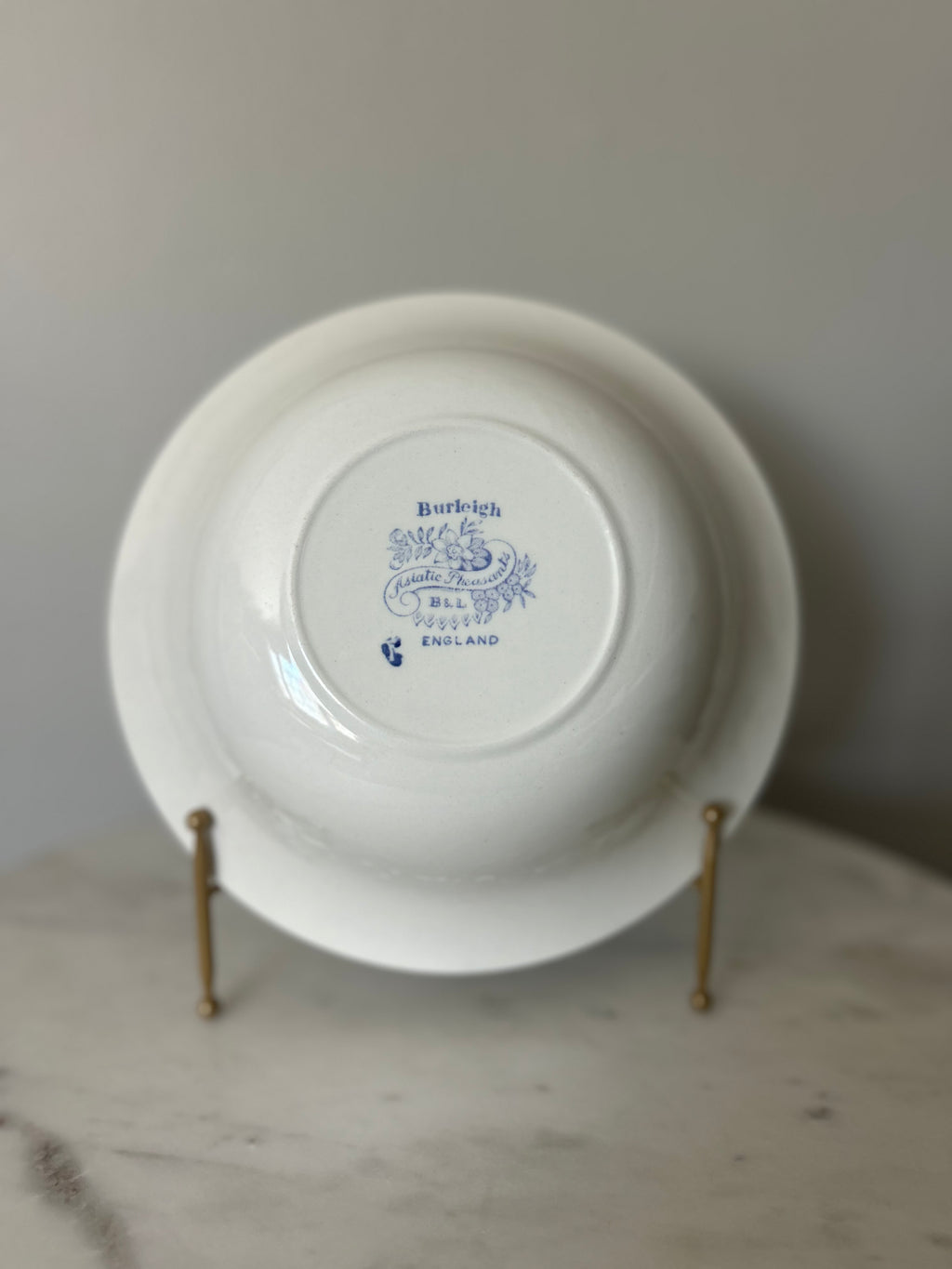 Vintage Burleigh Asiatic Pheasants English Pitcher and Bowl Set