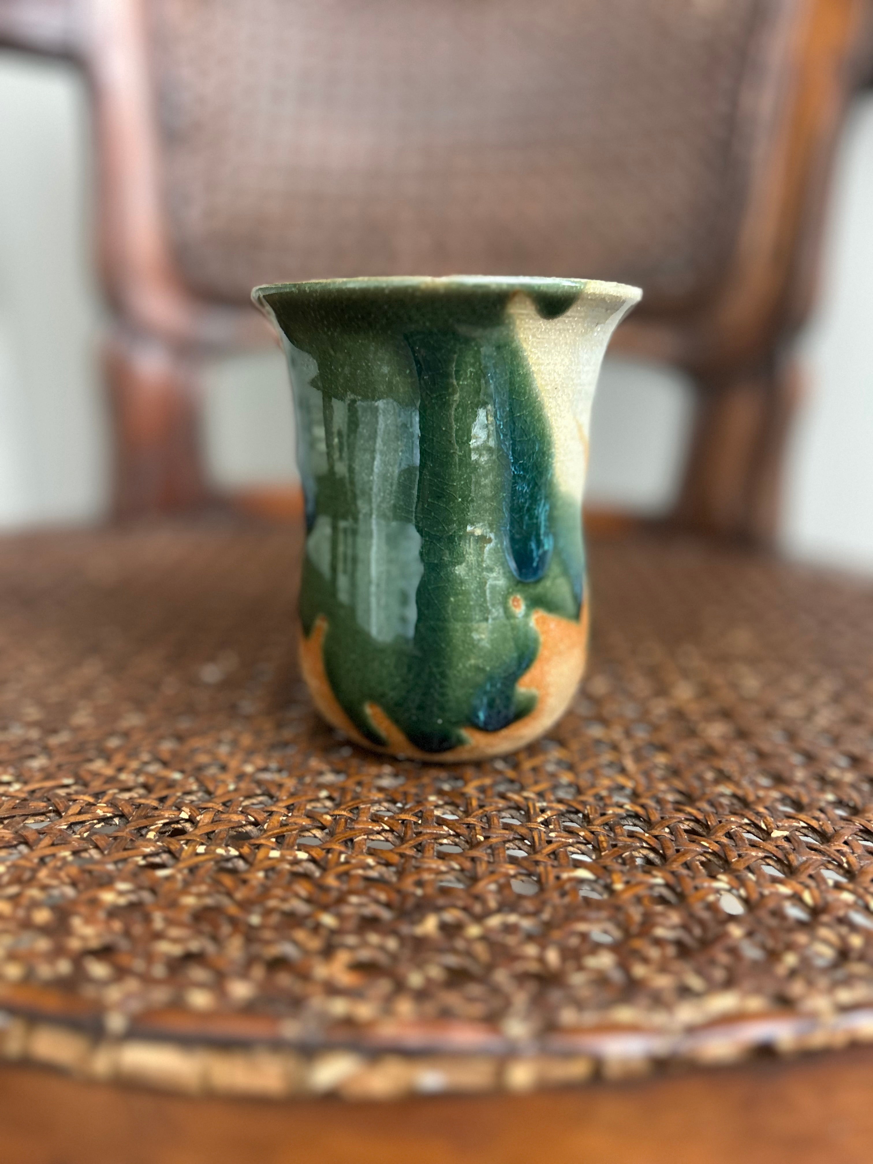 Vintage Hand-Thrown Studio Pottery Vase