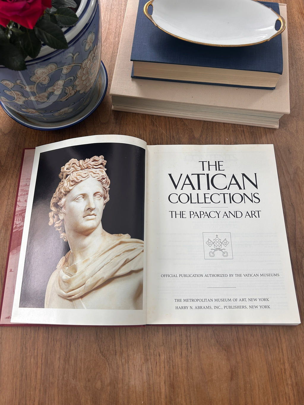 Vintage "The Vatican Collections: The Papacy and Art" Coffee Table Book
