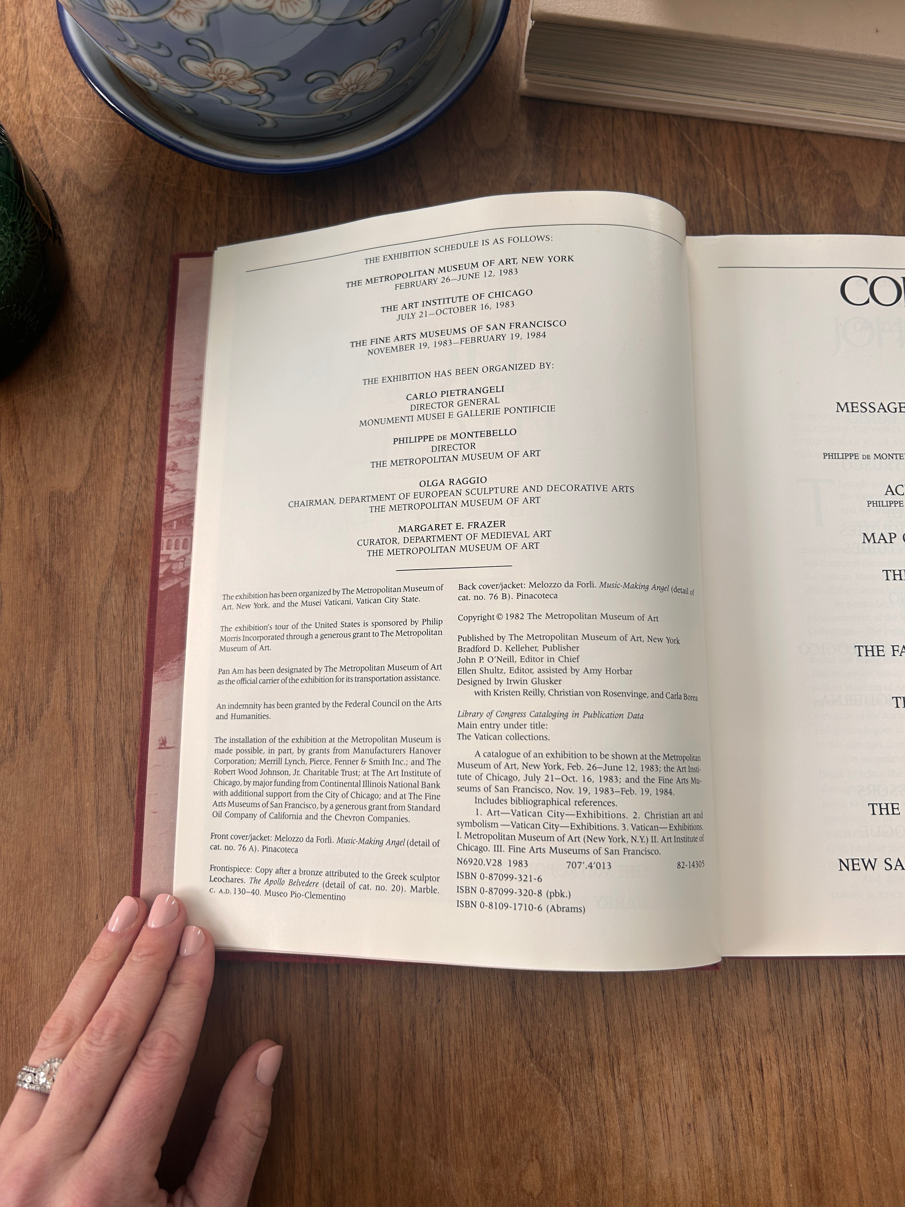 Vintage "The Vatican Collections: The Papacy and Art" Coffee Table Book