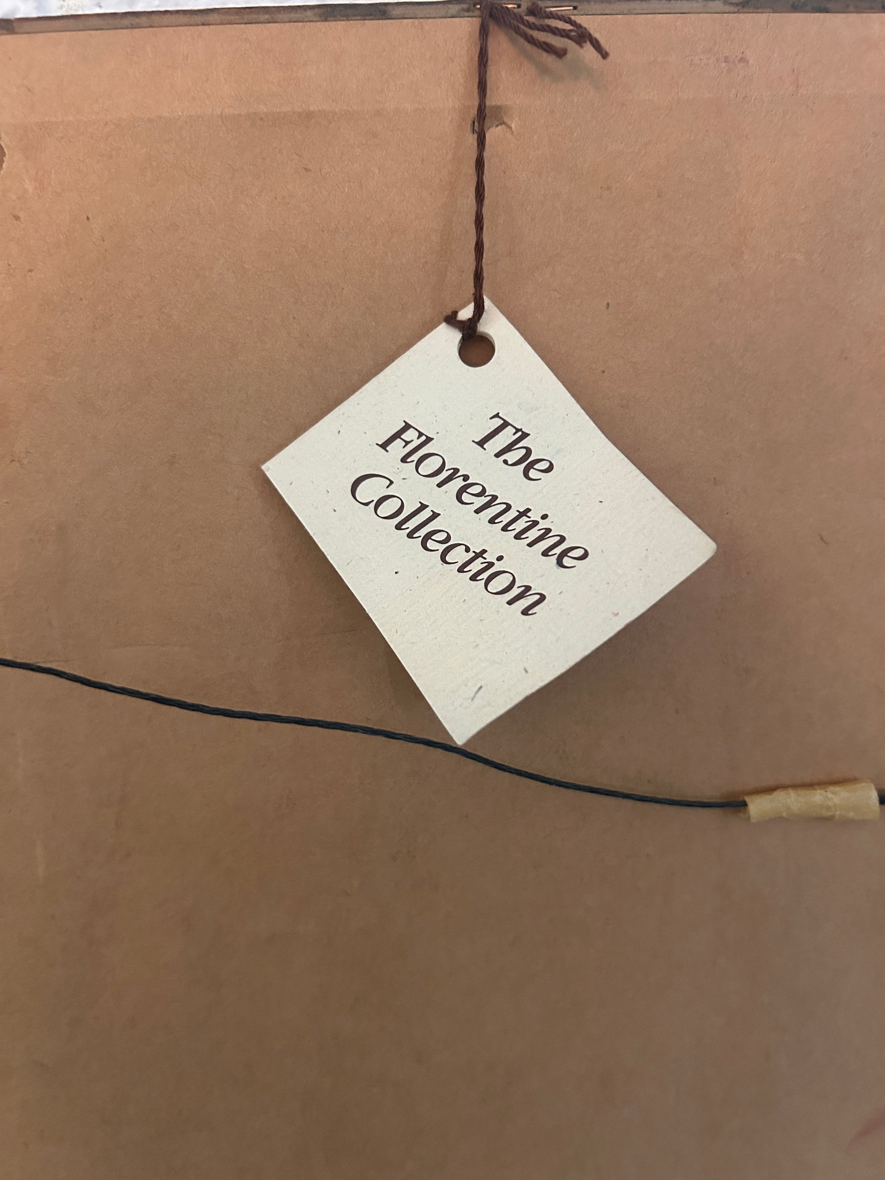 Vintage Framed Hand-Colored Italian Duck- The Florentine Collection