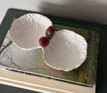 Vintage Bordallo Pinheiro Strawberry Accent Double Dish