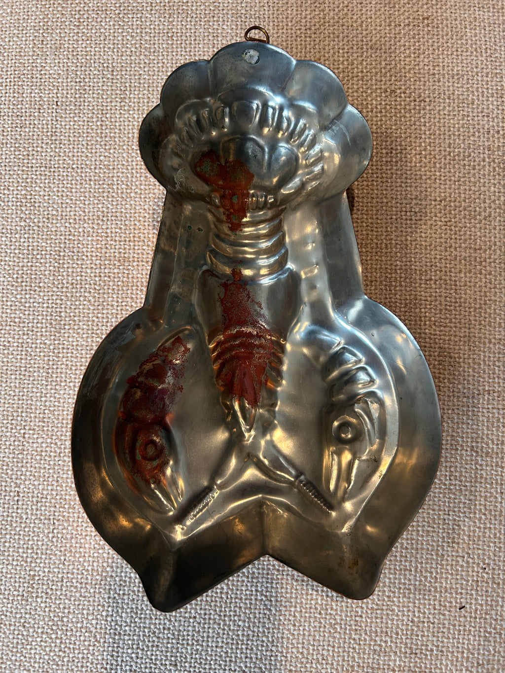 Vintage Copper Clad Kitchen Wall Molds- Set of 3