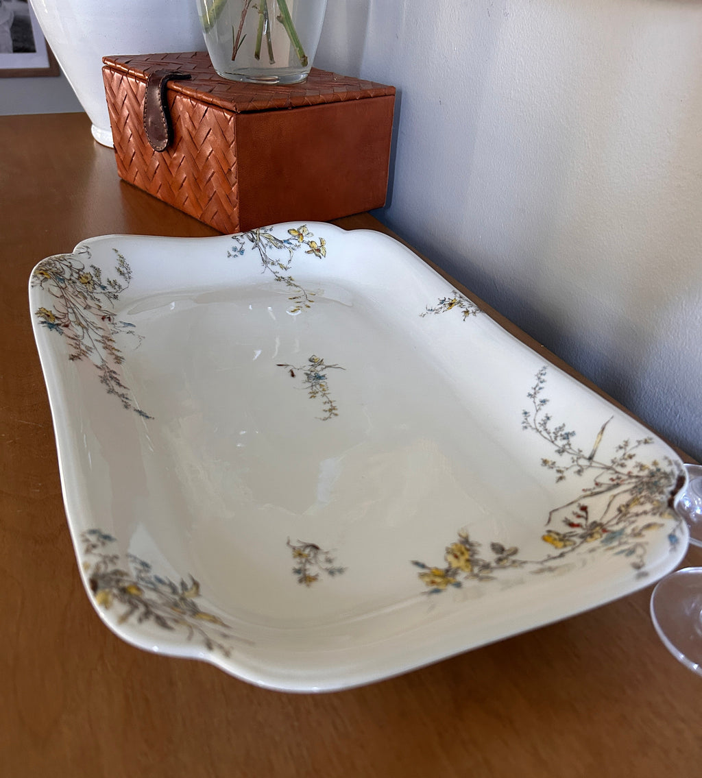 Antique Haviland & Co. Limoges France Porcelain Tray