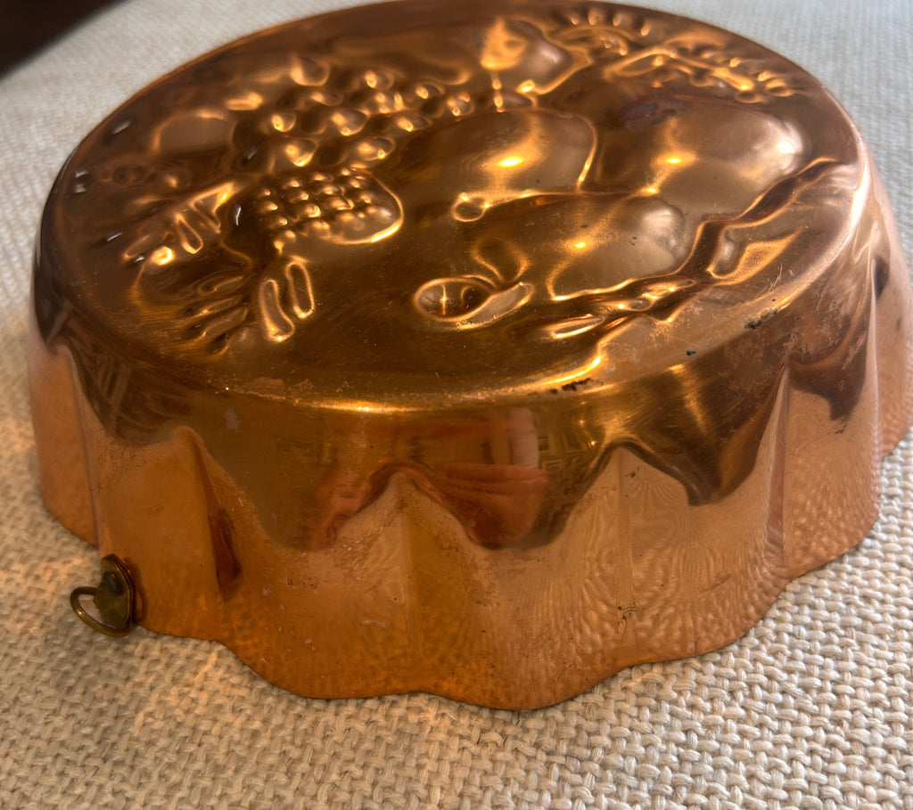 Vintage Copper Clad Kitchen Wall Molds- Set of 3