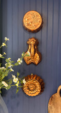 Vintage Copper Clad Kitchen Wall Molds- Set of 3