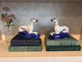 Vintage Staffordshire Style Recumbent Dalmatian Pair