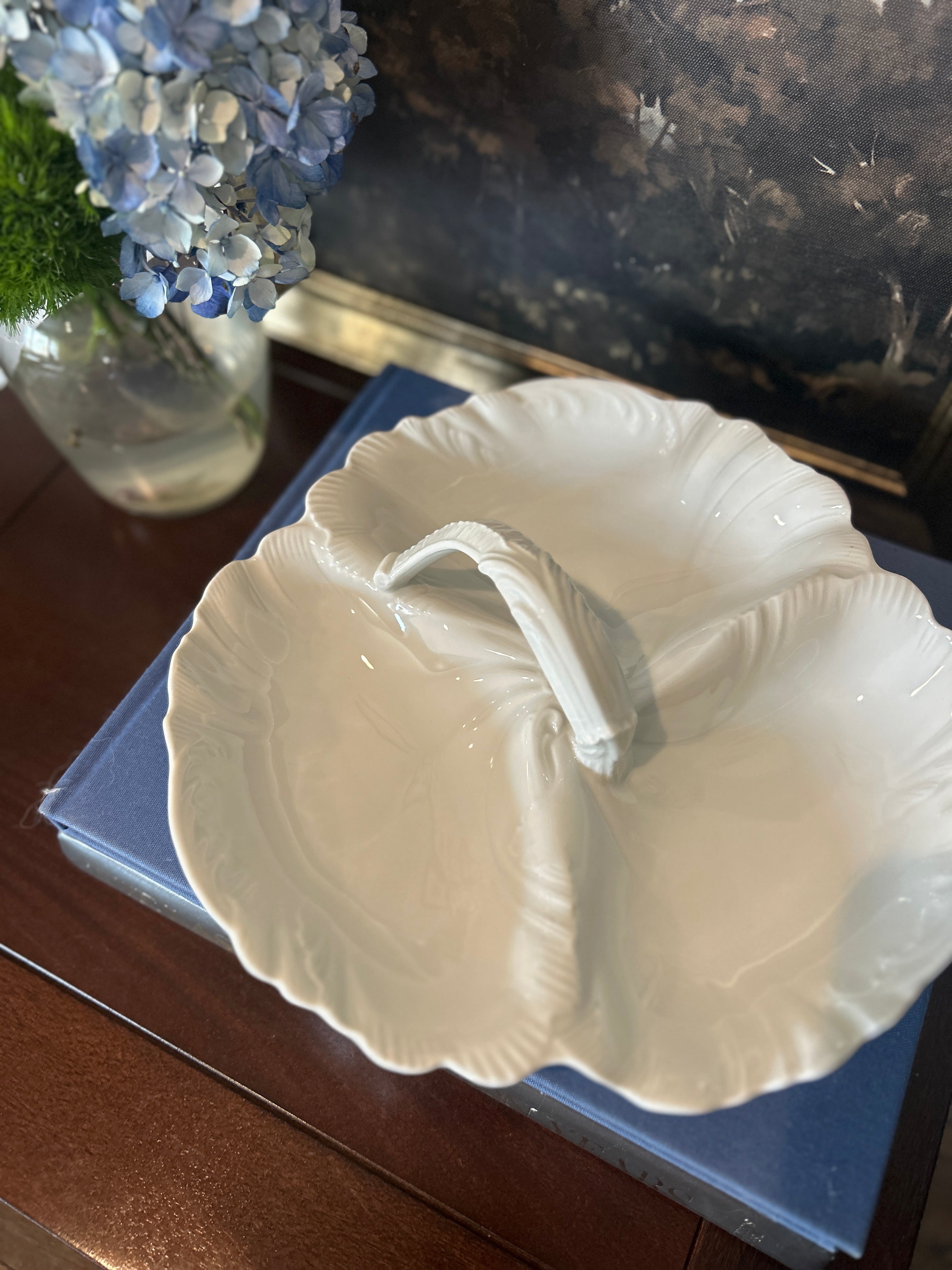 Vintage Limoges Porcelain Divided Serving Relish Tray
