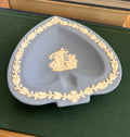Vintage Wedgwood Blue Jasperware Trinket Dish
