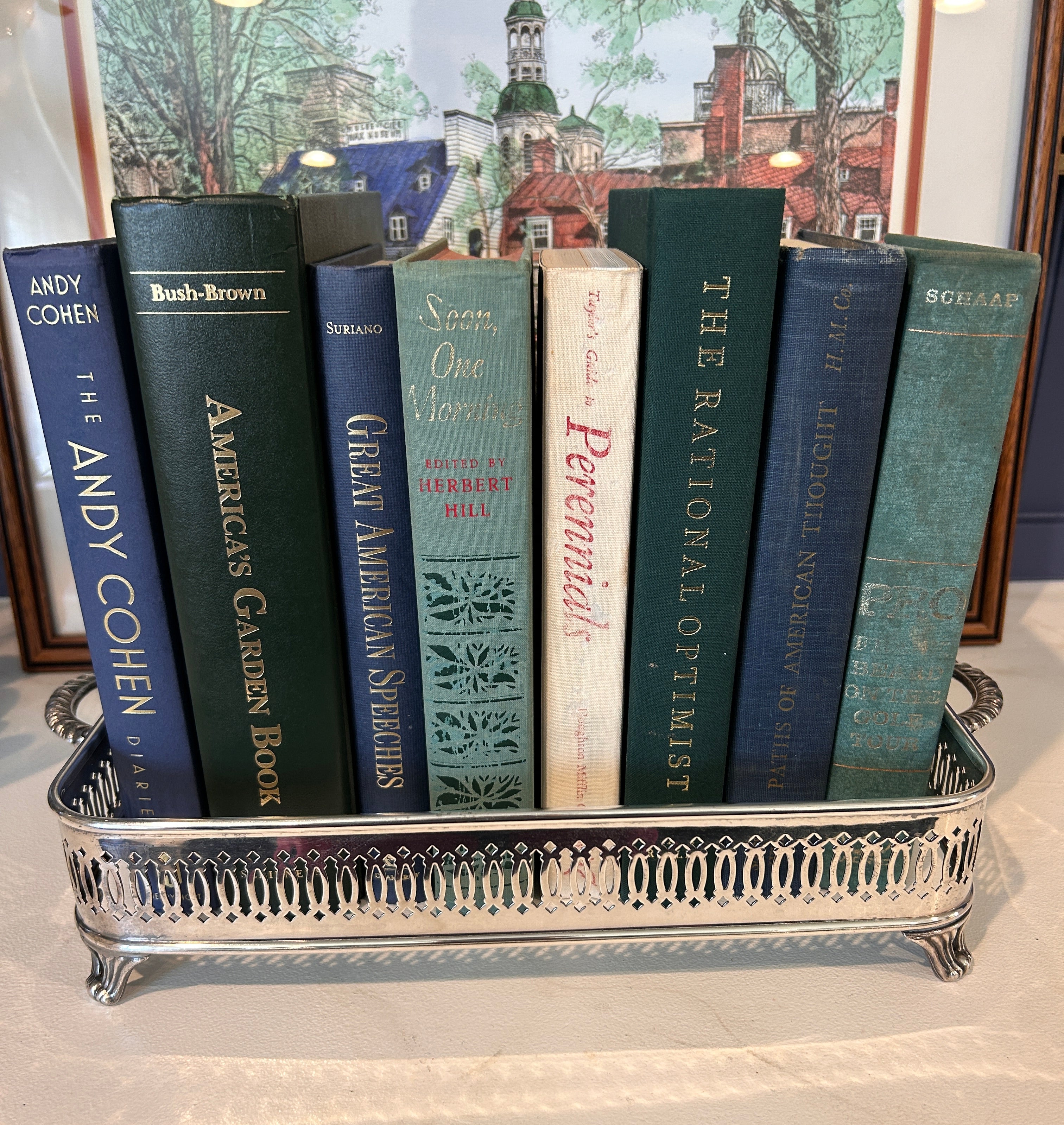 Vintage Silverplate Pierced Edge Gallery Tray