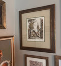 Vintage Limited Edition Signed Lithograph- Bruges Belgium City Scene