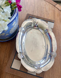 Vintage Silverplate Shell Motif Catchall Dish