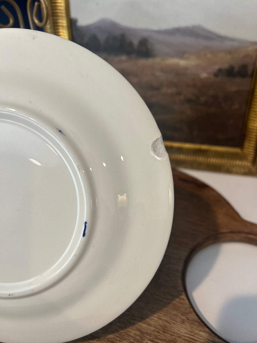 Vintage Homer Laughlin Blue Willow Plates- Set of 5